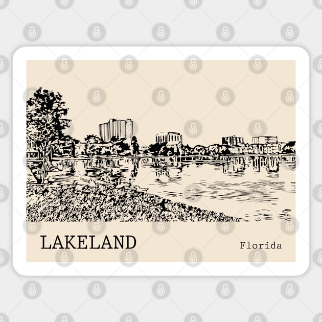 Lakeland Florida Sticker by Lakeric